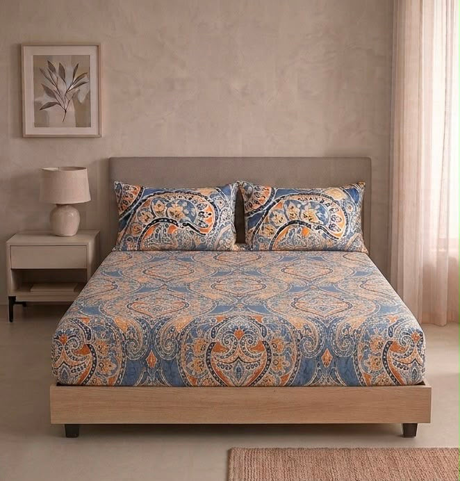 Hermes Print - Fitted Sheet Set