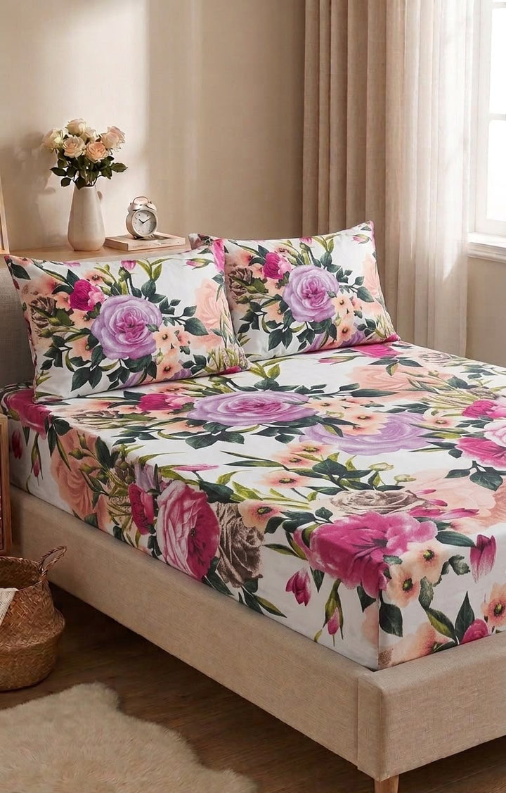 Mystic Rose - Fitted Sheet Set