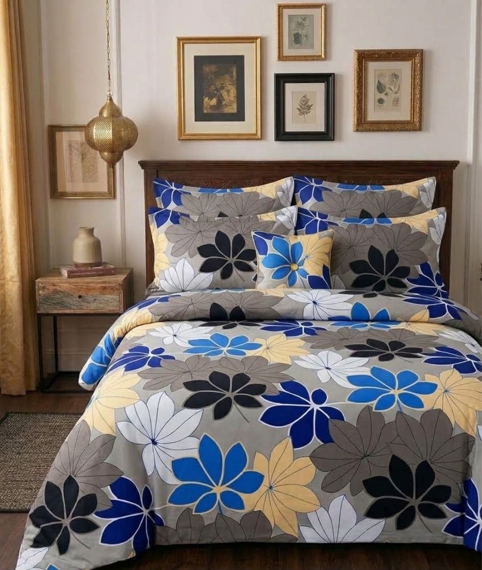 Cr Silver Floral - 7 Pcs