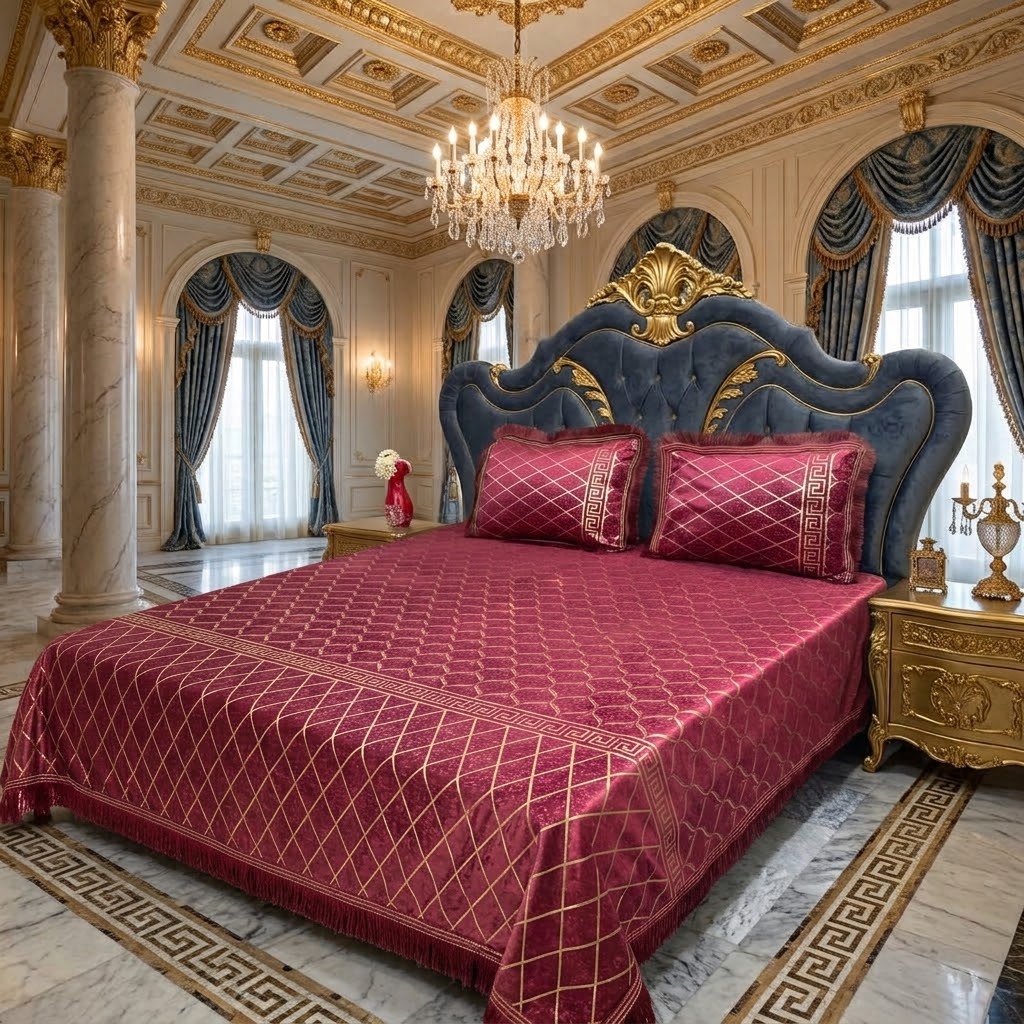 Velvet NightRed -3Pcs -Textures