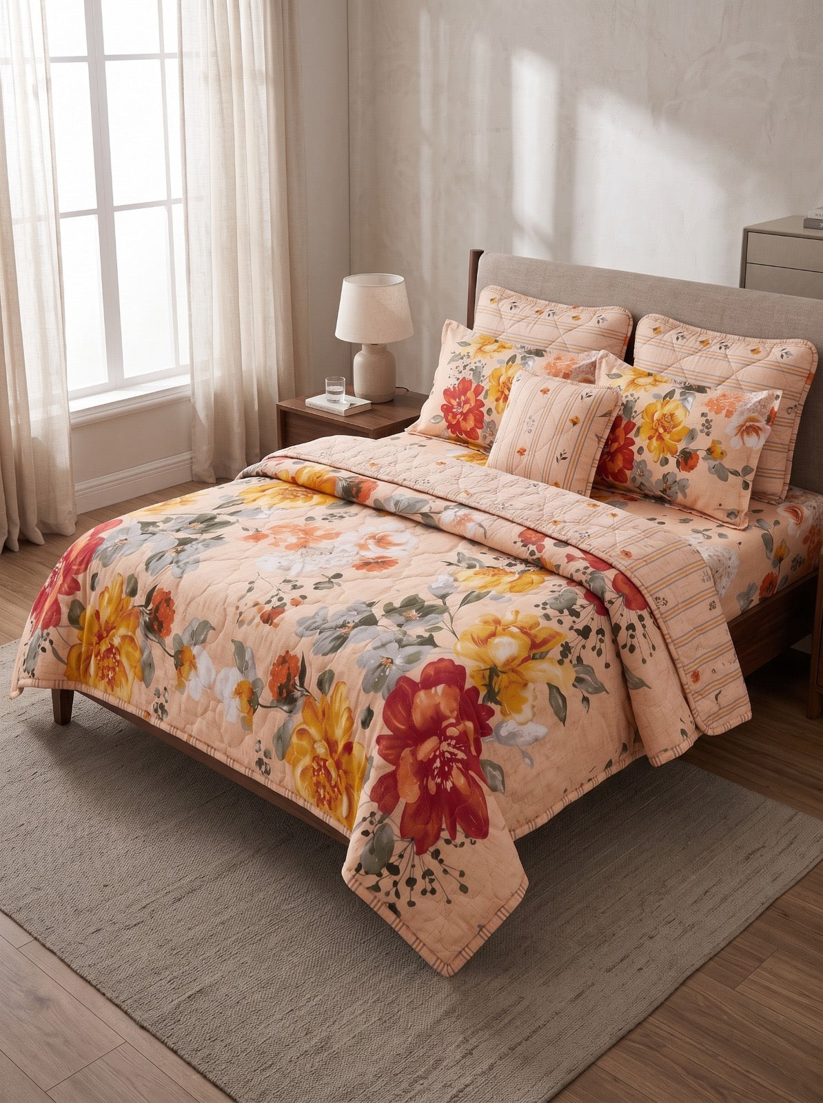 FR AH Floral Skinny - 7Pcs-Cotton