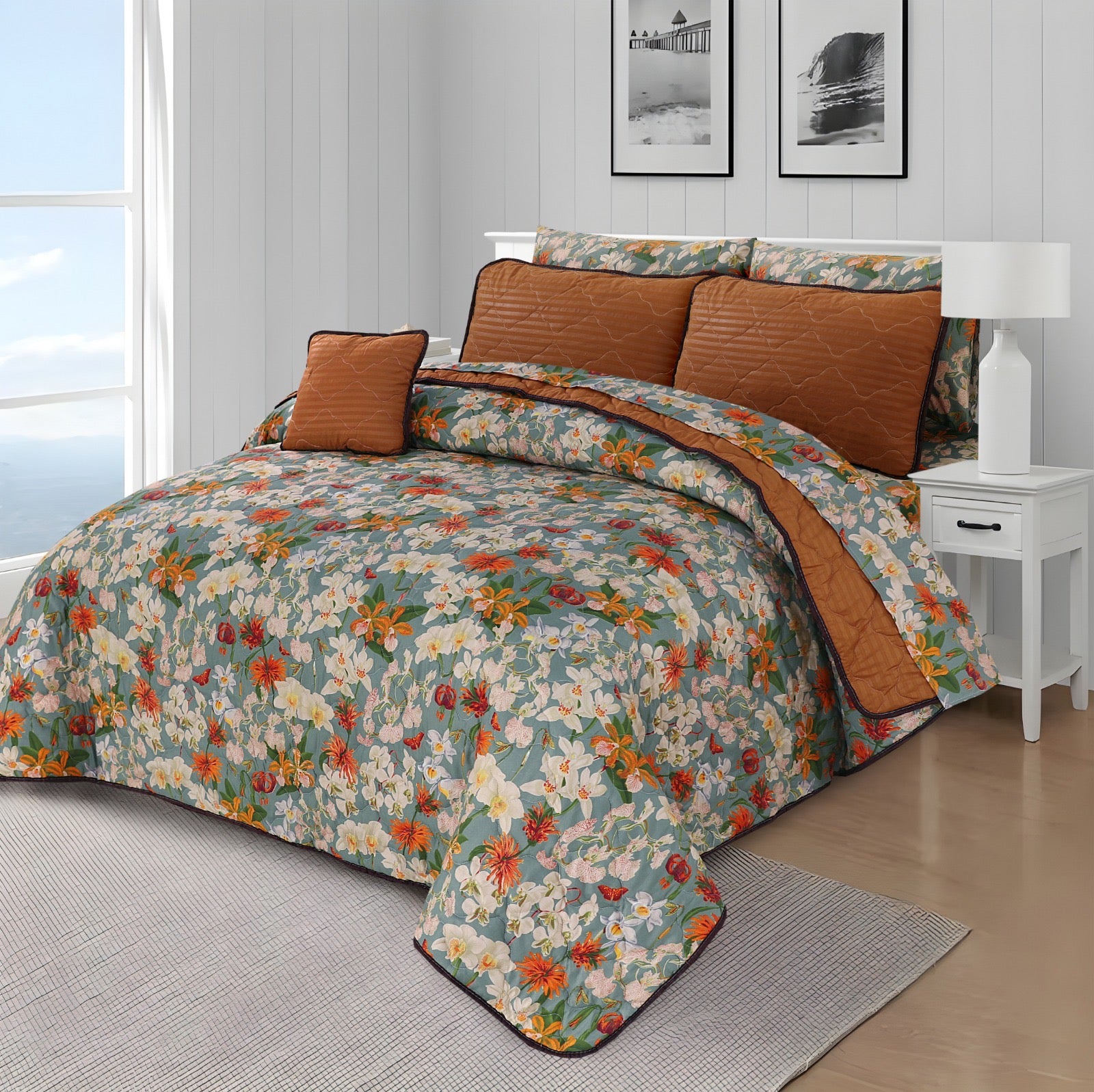 Rich Floral - 7Pcs