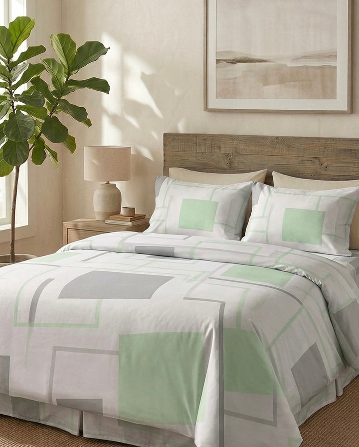 Exp Beige Green Grey  -Cotton