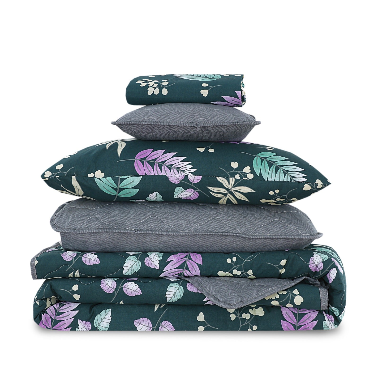 Teal Garden - 7 Pcs