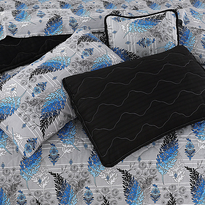 Black Floral - 7 Pcs