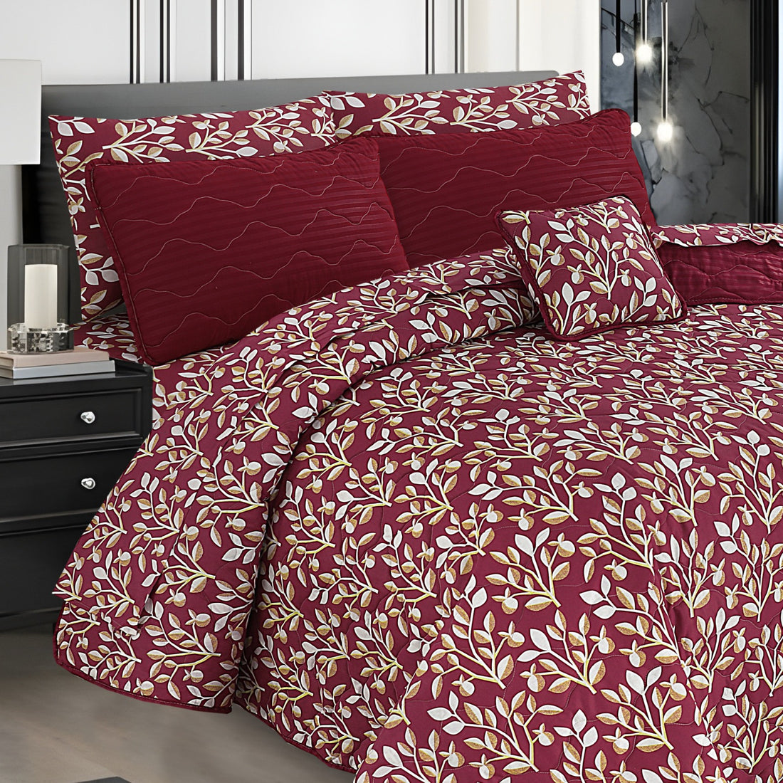 Red Elegance - 7 Pcs
