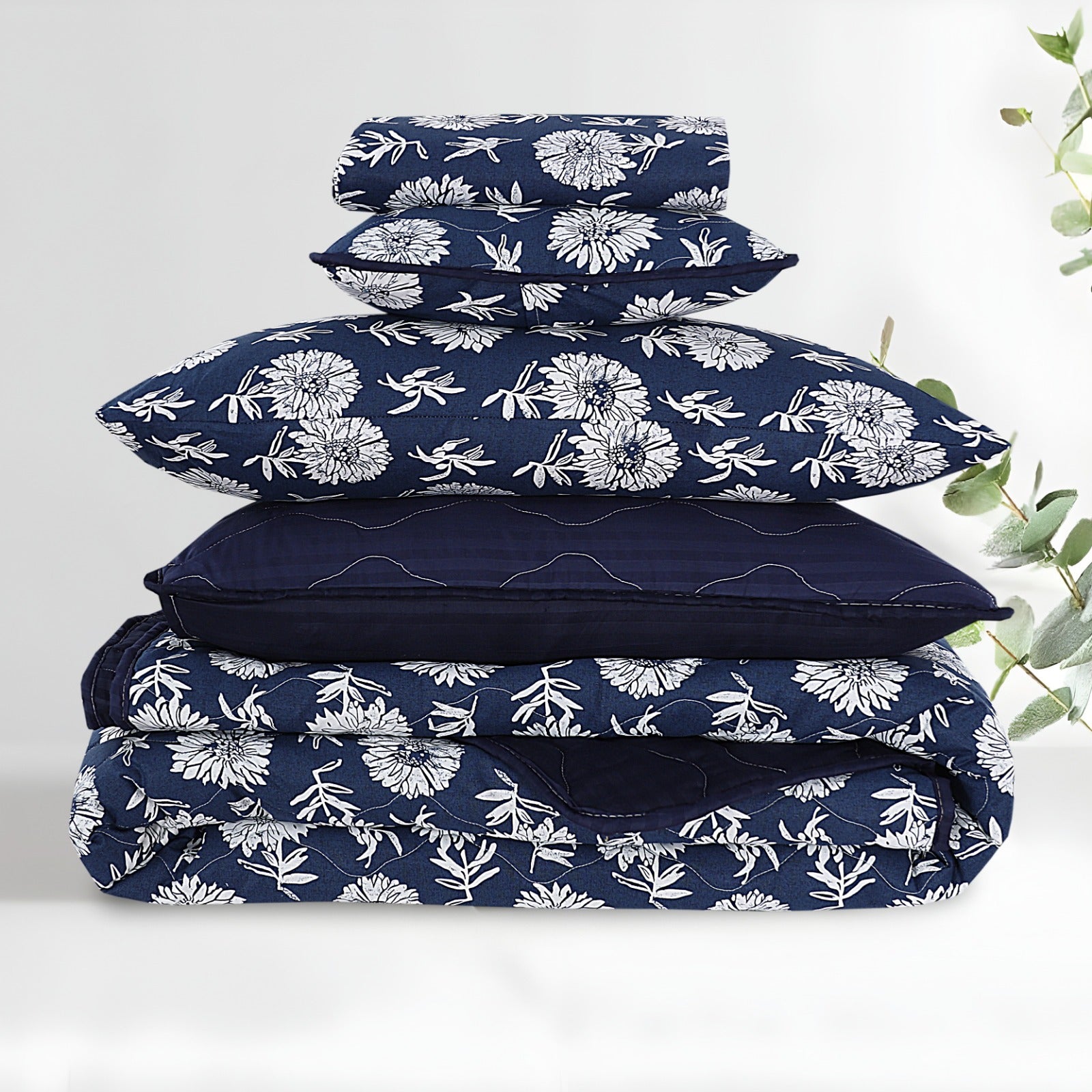 Sapphire Bloom - 7 Pcs