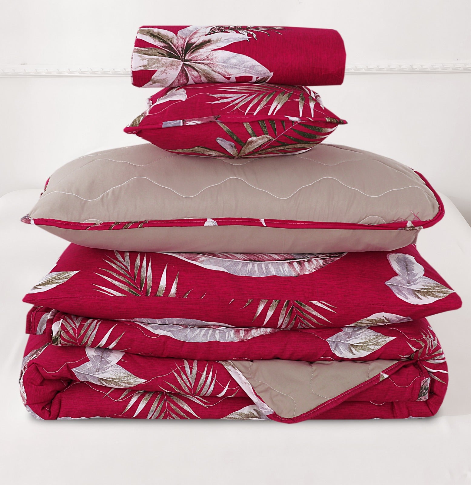 Rosey Beige - 7Pcs