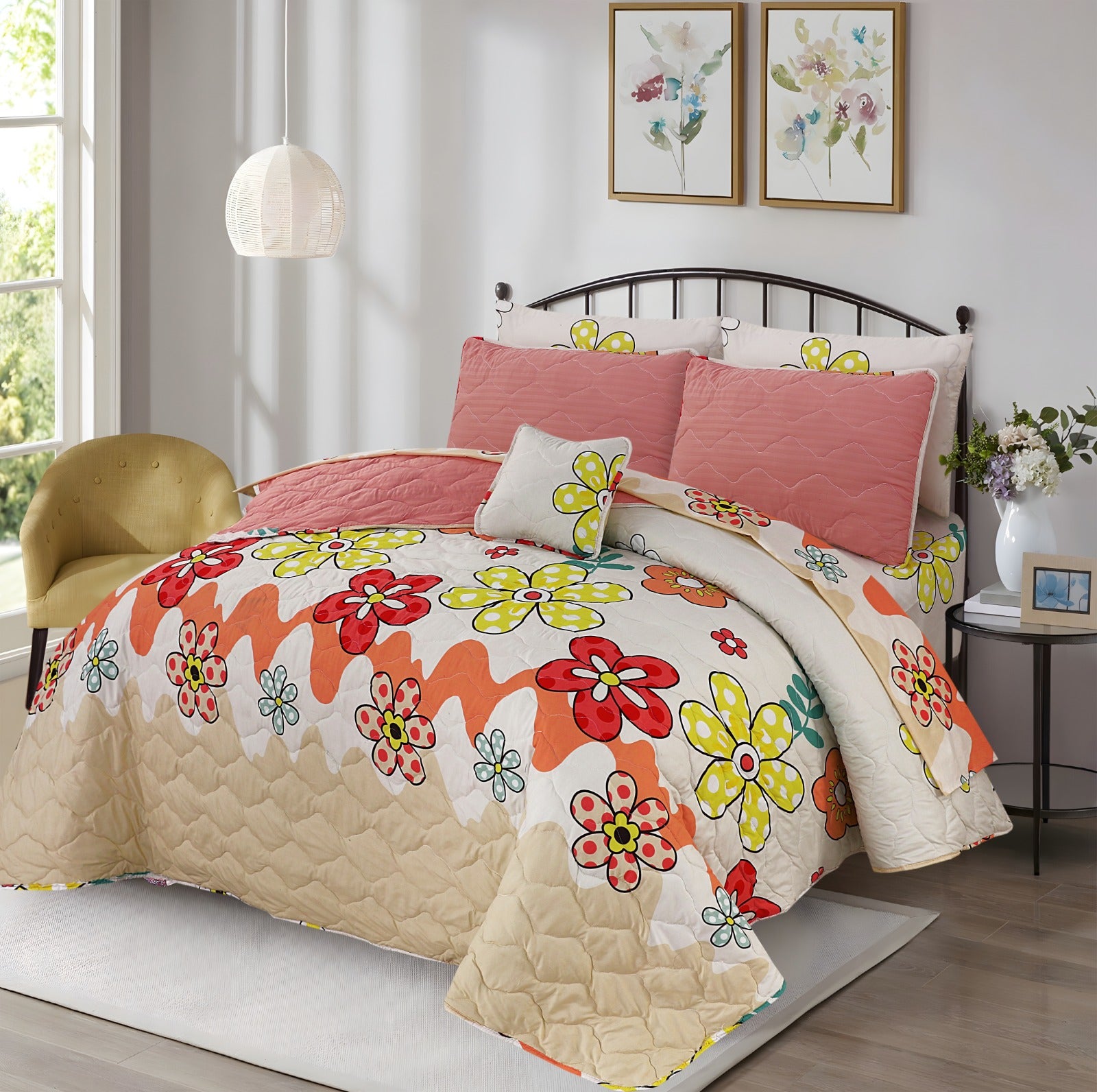 3D Flowers  - 7Pcs