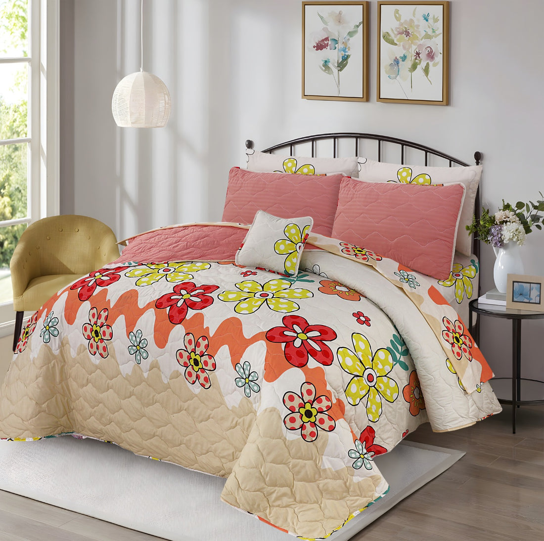3D Flowers  - 7Pcs