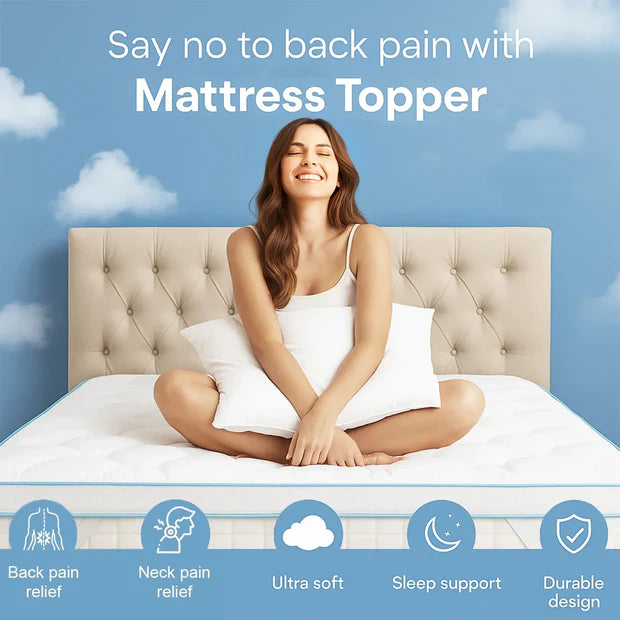 Matress Topper - White